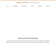 Tablet Screenshot of jamiehunterphotography.com